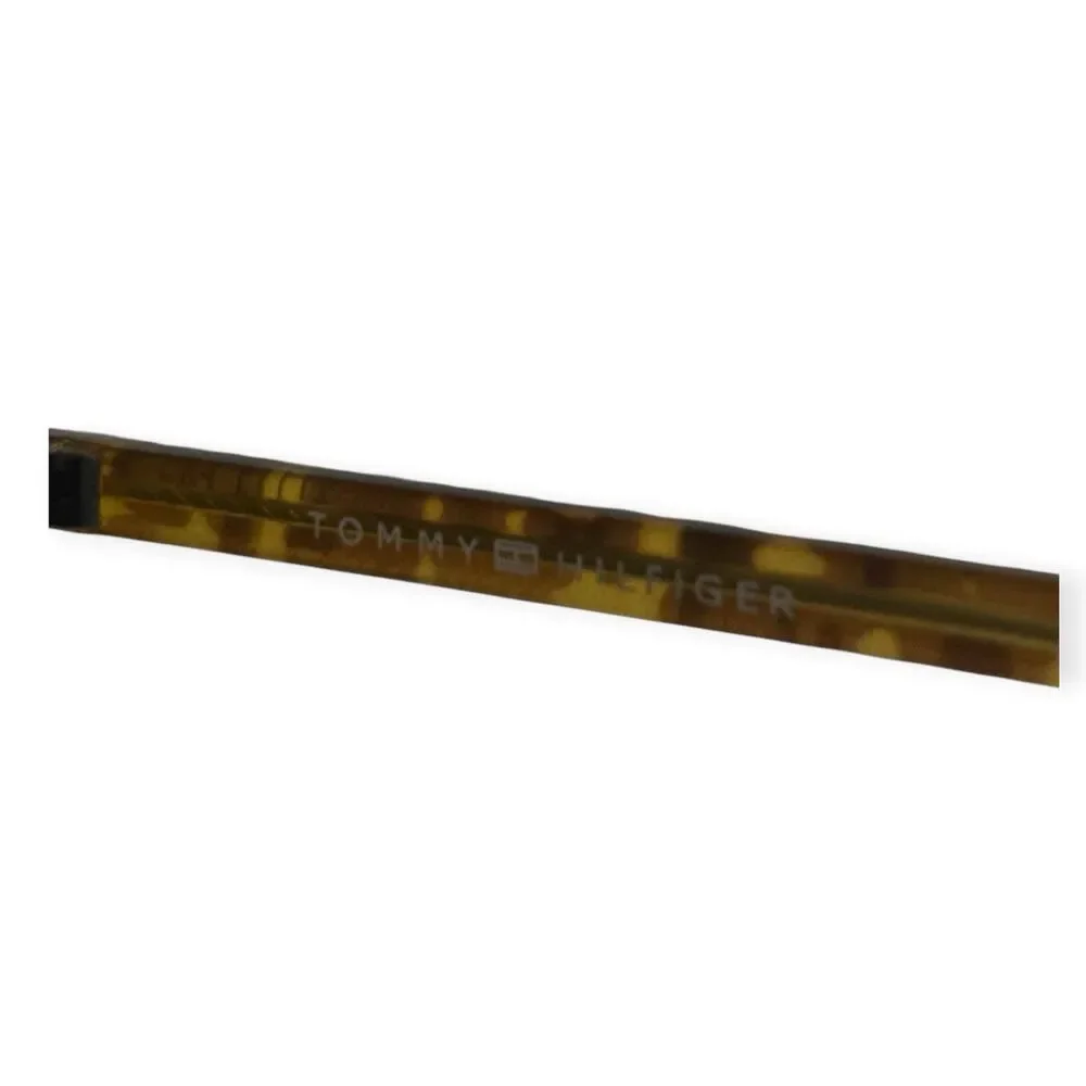 Tommy Hilfiger Biddy Round Sunglasses Havana Brown Green‎ Lenses 145mm